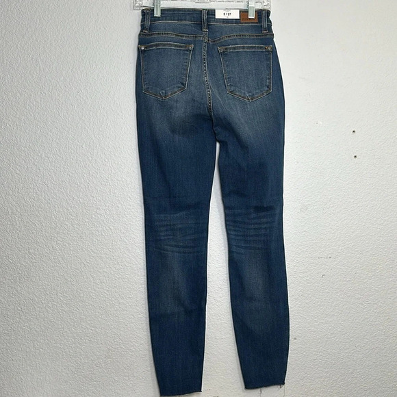 Judy Blue Women’s 5/27 High Waist Skinny Fit Distressed Leopard Patch Jeans NWT - Picture 4 of 11
